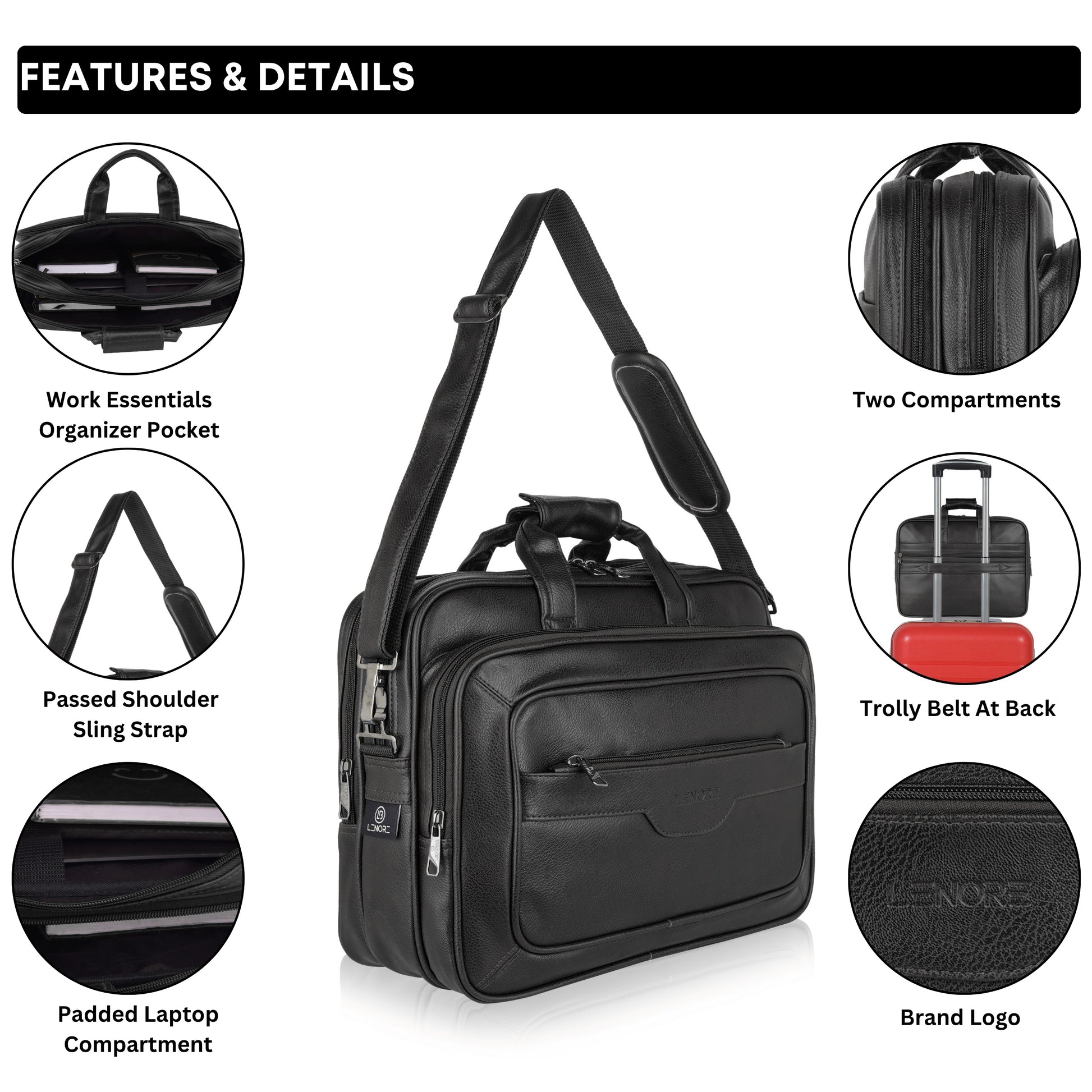 Executive Foam File Bag – 320 - Lenore Bags