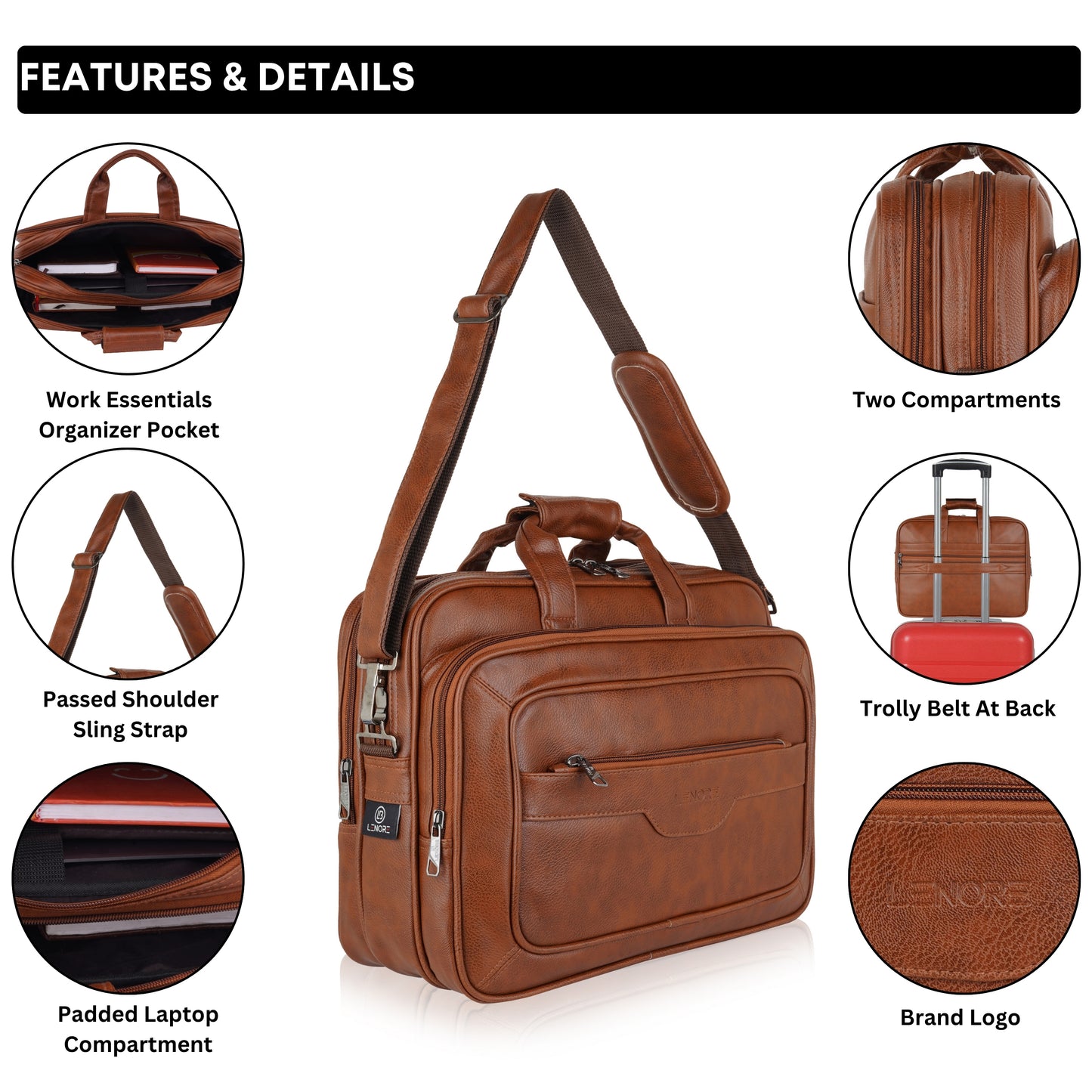 Executive Foam File Bag – 320 - Lenore Bags